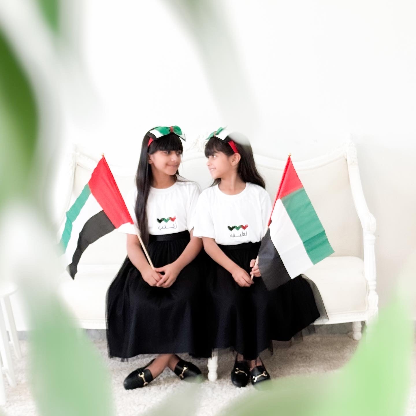 Uae Hearts Tshirt ❤️💚🤍🖤