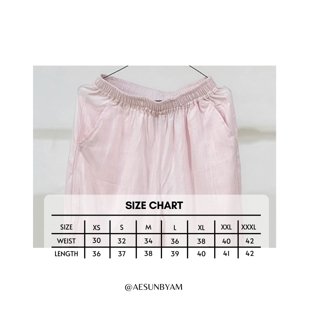 Womens loose pants with lining