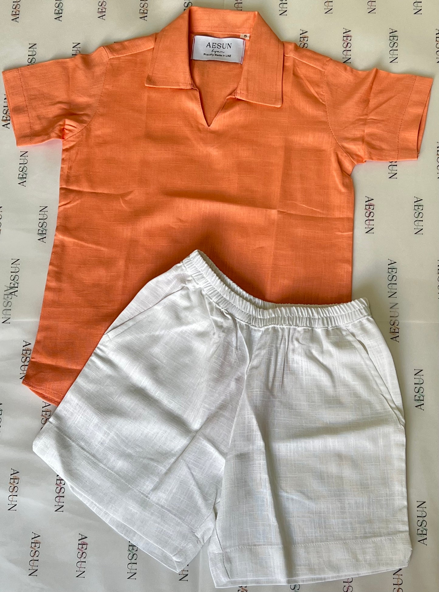 Kids V-Neck with collar T-shirt