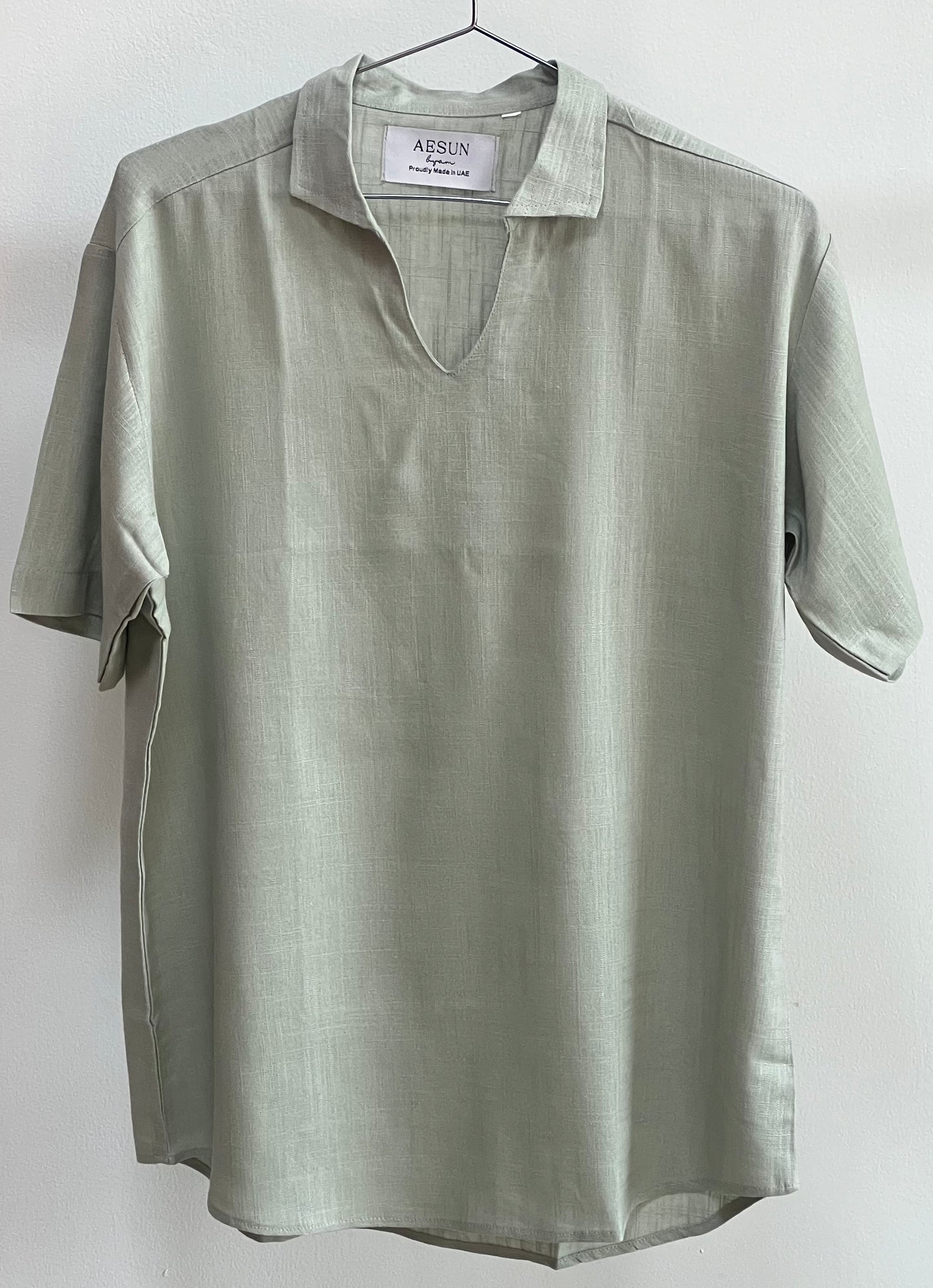V-Neck with Collar T-Shirt