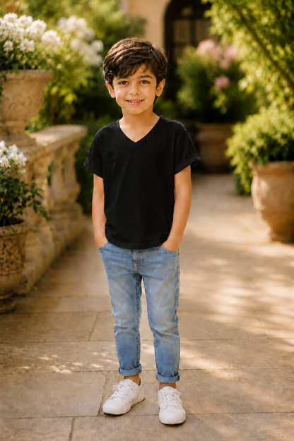 Girls Essential V-Neck Tee