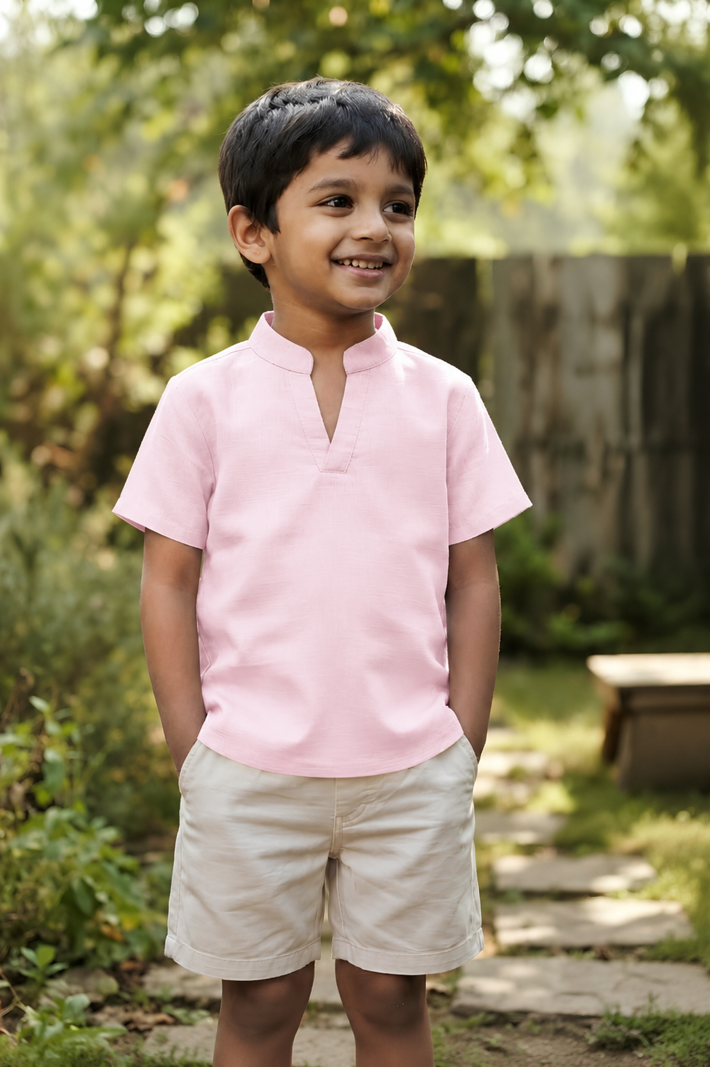 Kids Premium V-Neck Shirt