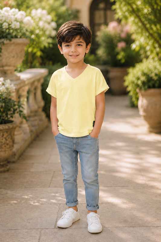 Girls Essential V-Neck Tee
