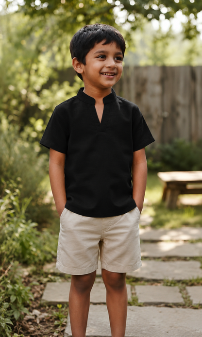 Kids Premium V-Neck Shirt