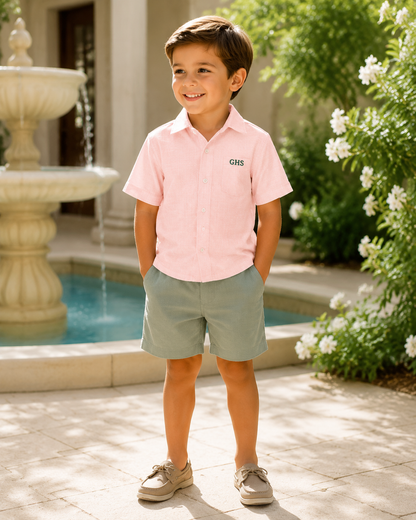 Kids Linen Shirt short sleeve