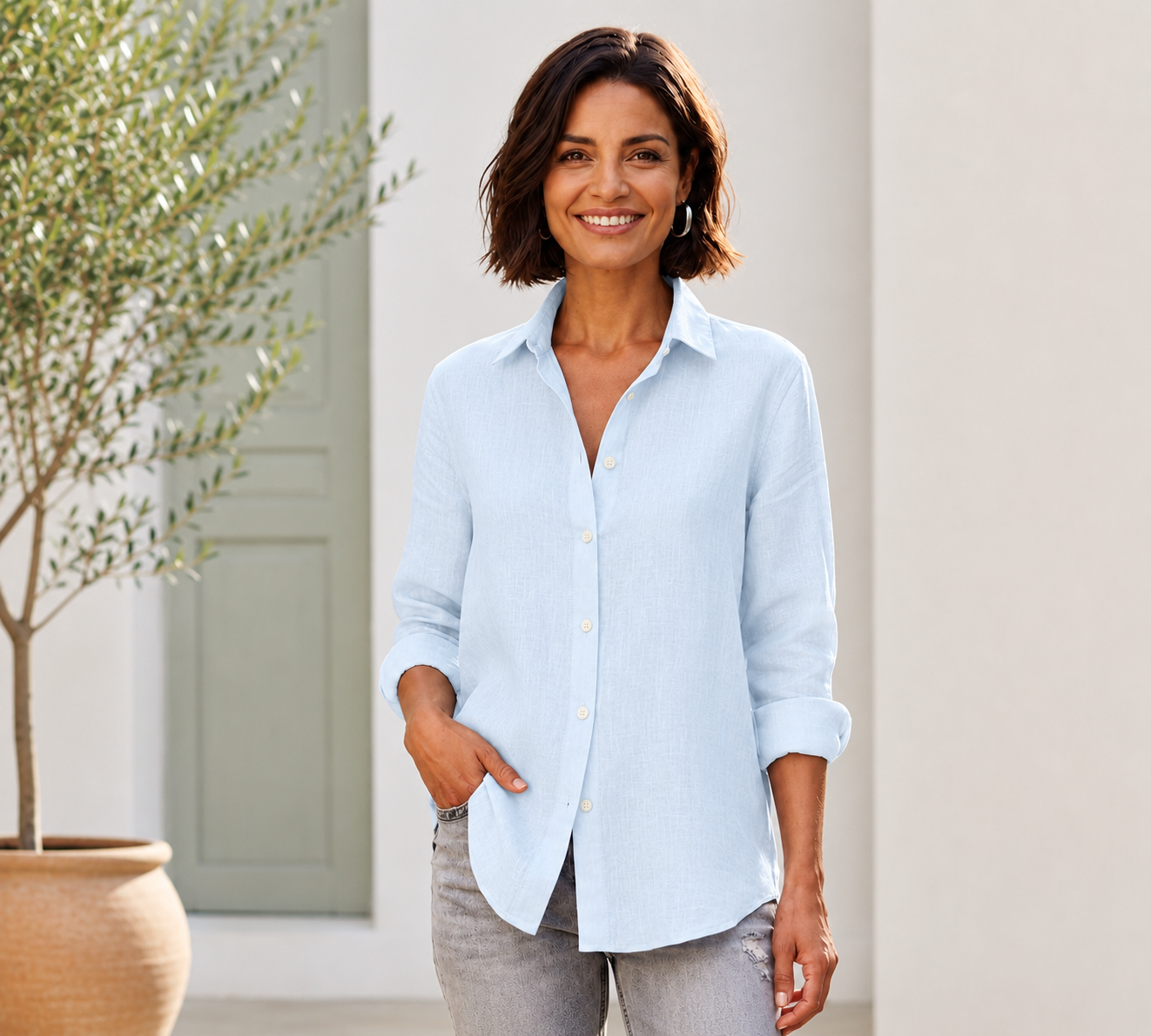 Women's Everyday Linen Shirt