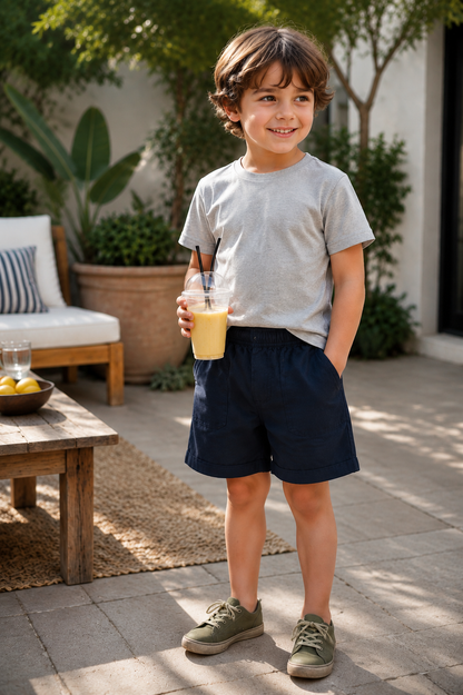 Kids Premium Linen Shorts