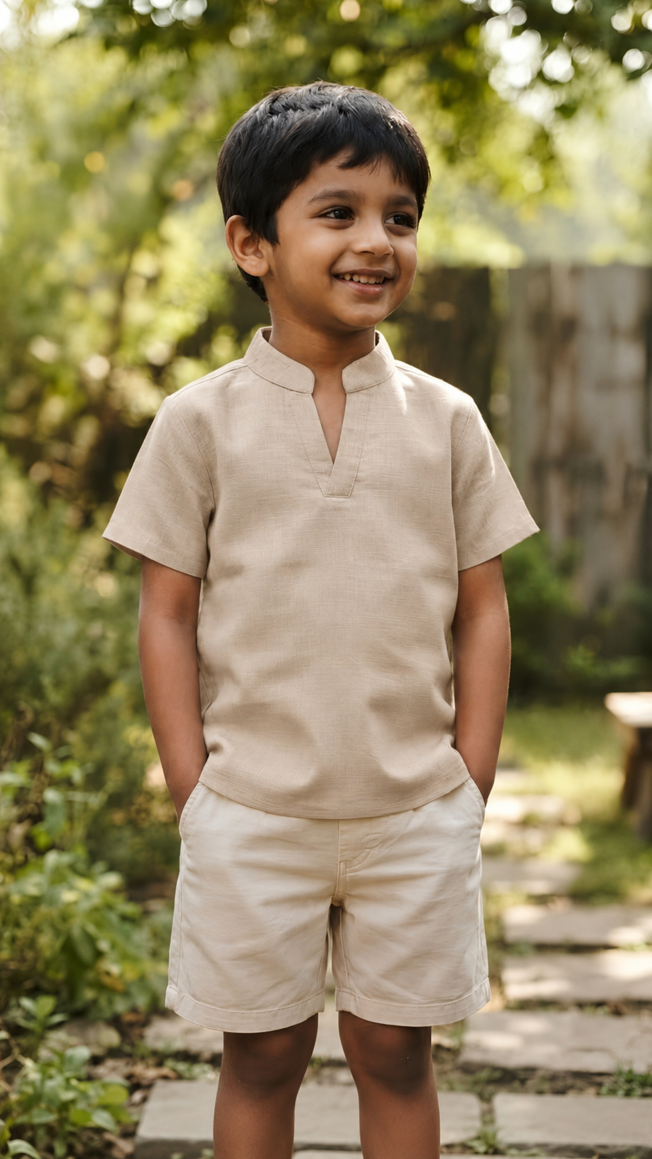 Kids Premium V-Neck Shirt