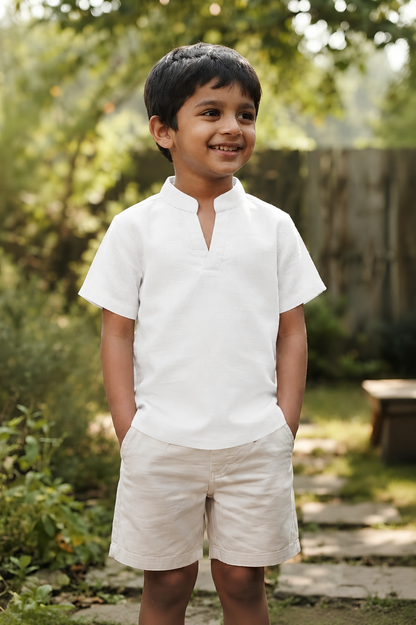 Kids Premium V-Neck Shirt