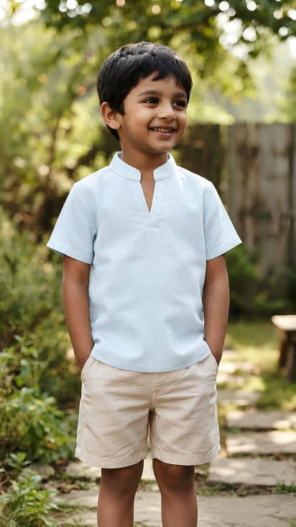 Kids Premium V-Neck Shirt