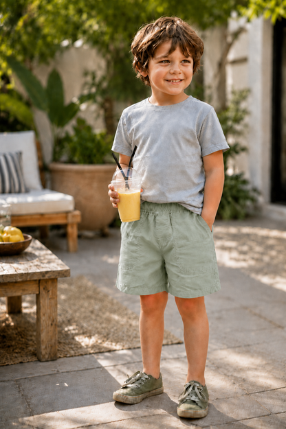 Kids Premium Linen Shorts