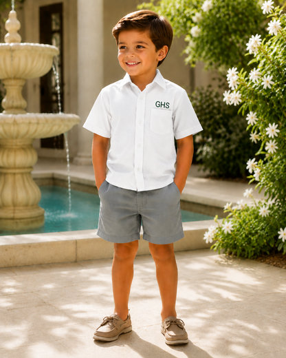 Kids Linen Shirt short sleeve