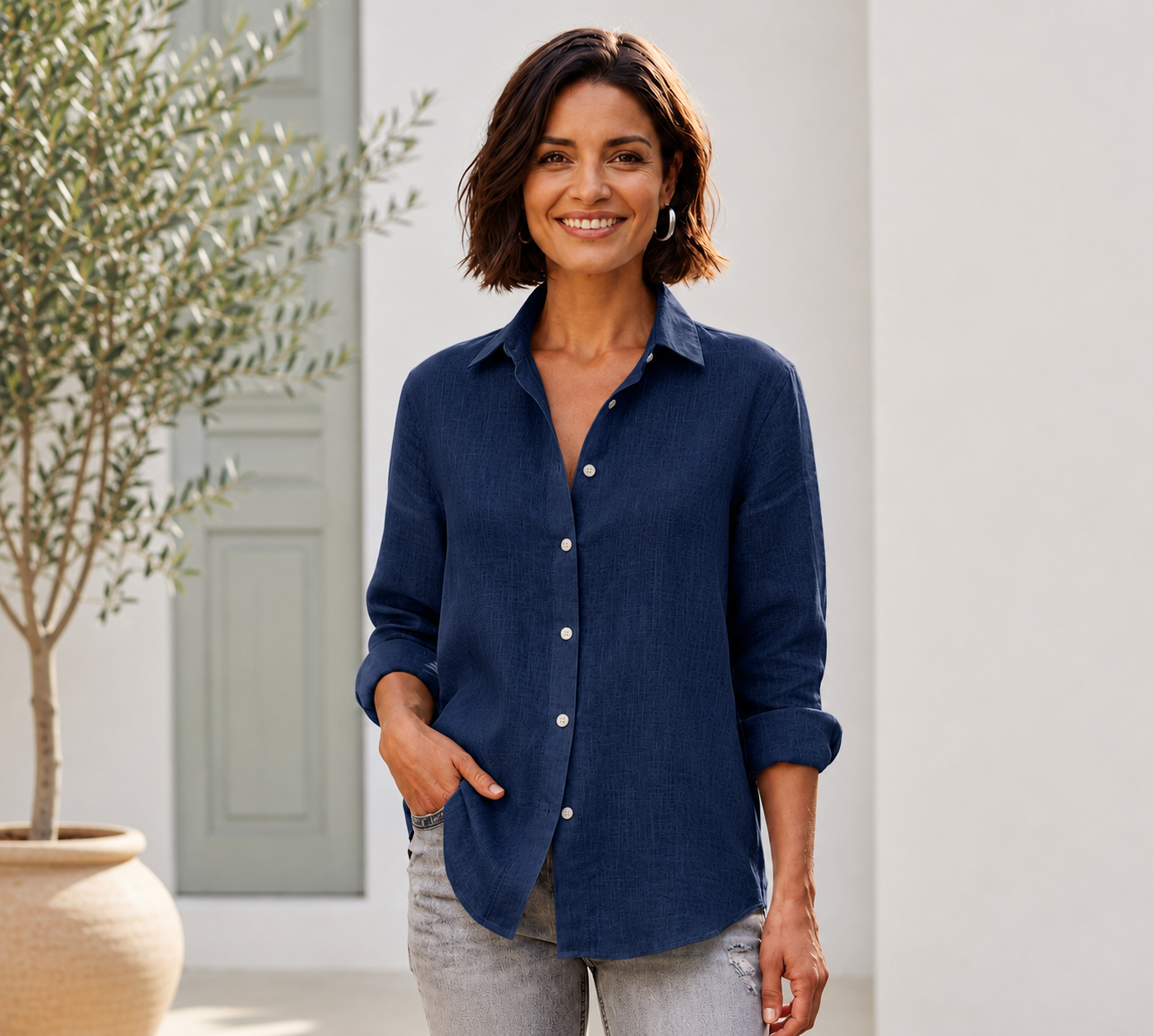Women's Everyday Linen Shirt