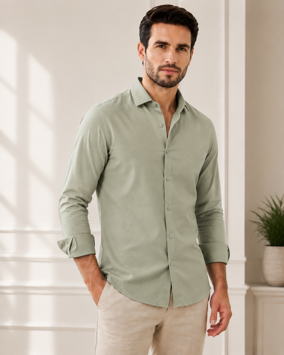 Mens Long Sleeve Shirt