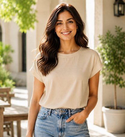Women's Casual Round Neck T-Shirt