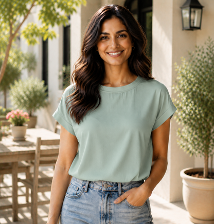 Women's Casual Round Neck T-Shirt