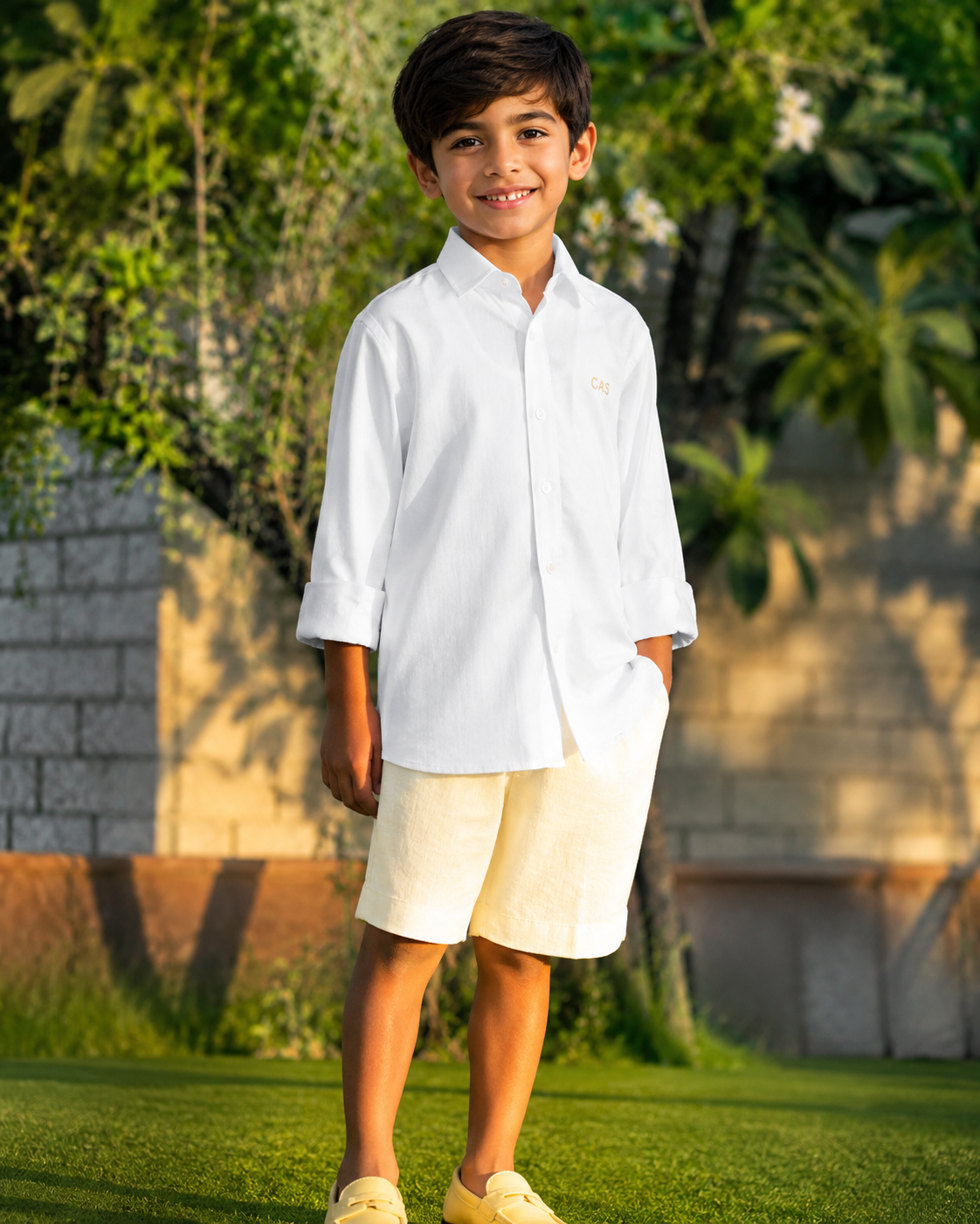 Kids Classic Linen Shirt