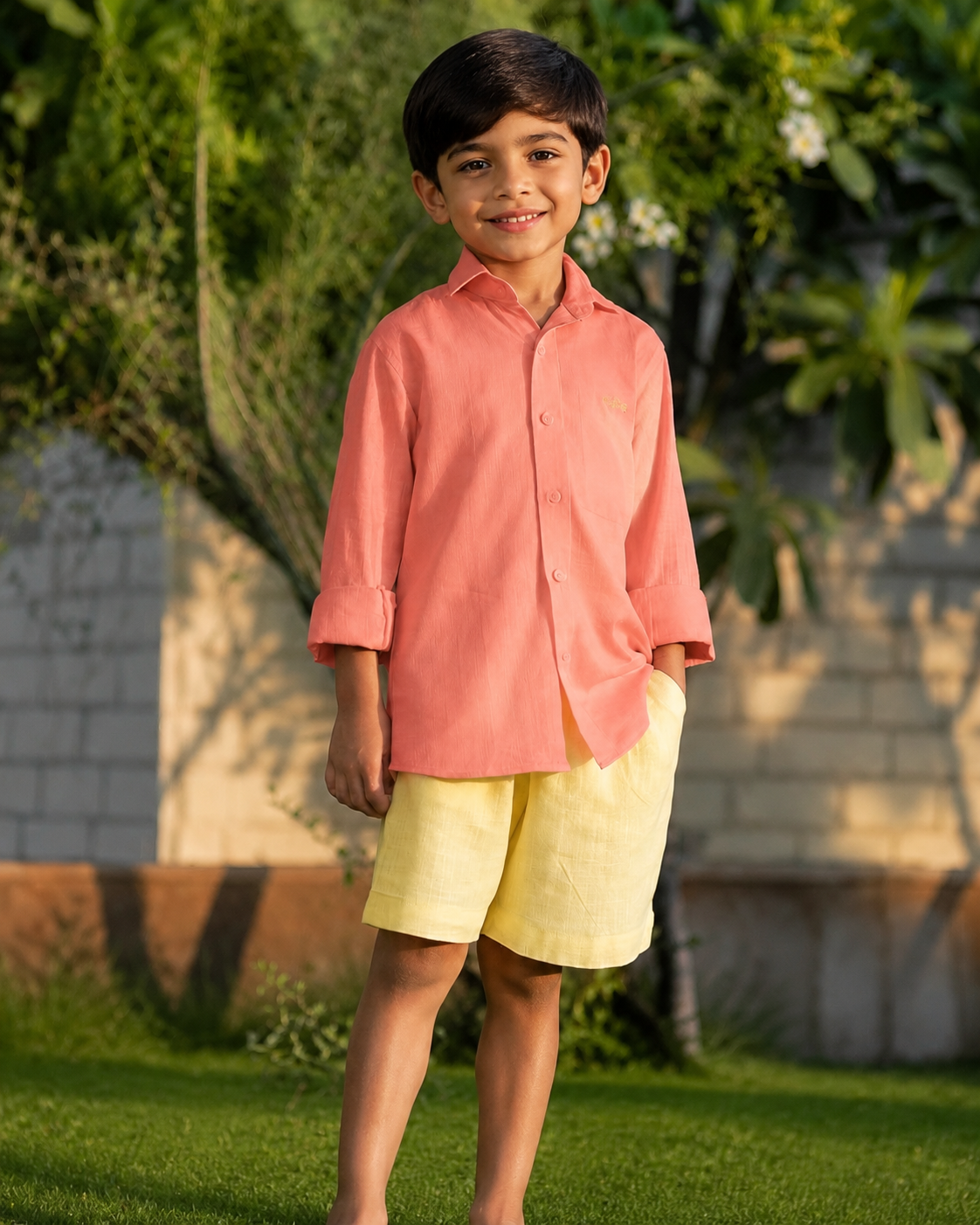 Kids Classic Linen Shirt