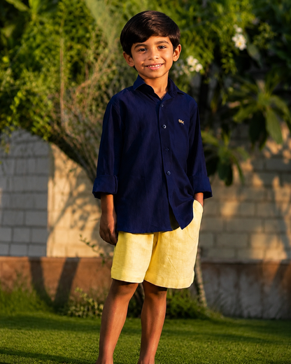 Kids Classic Linen Shirt