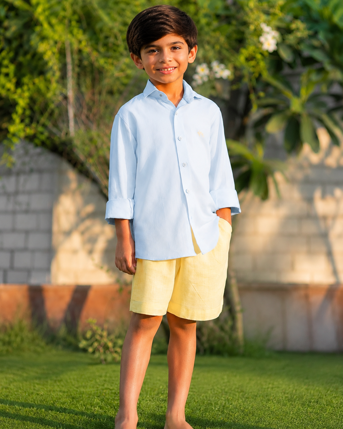 Kids Classic Linen Shirt