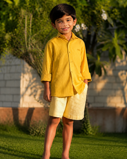 Kids Classic Linen Shirt