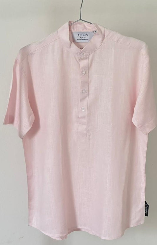 T-shirt Chinese collar