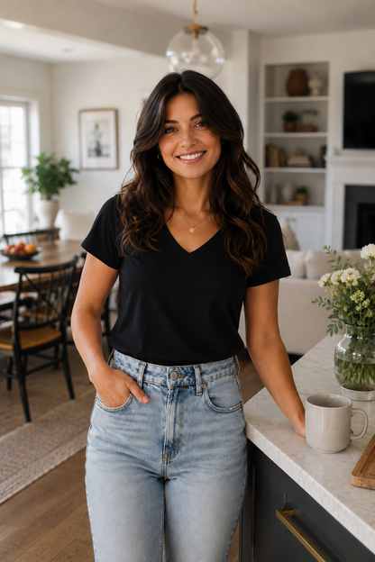 Women's Relaxed V-Neck T-Shirt
