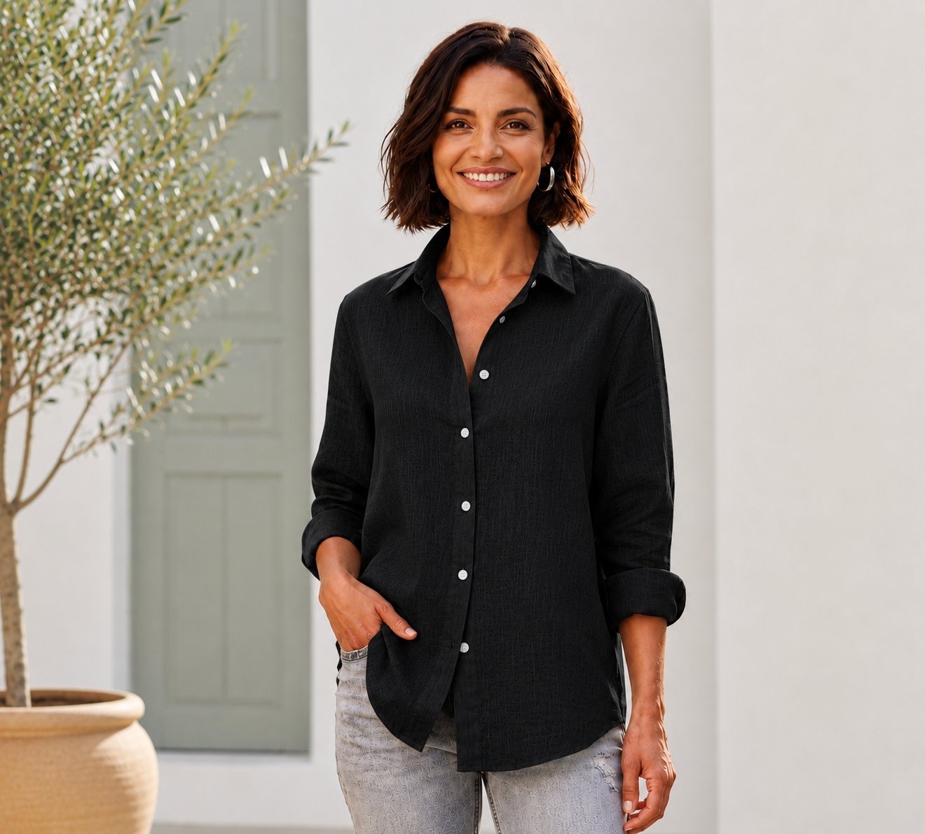 Women's Everyday Linen Shirt