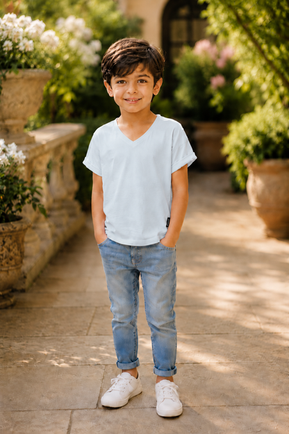 Girls Essential V-Neck Tee
