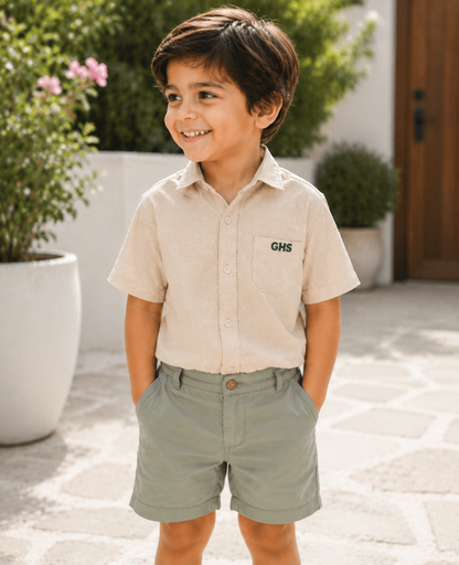 Kids Linen Shirt short sleeve
