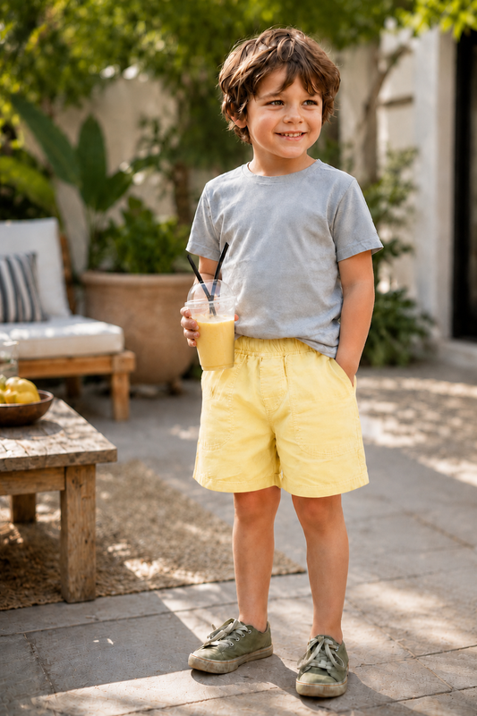 Kids Premium Linen Shorts