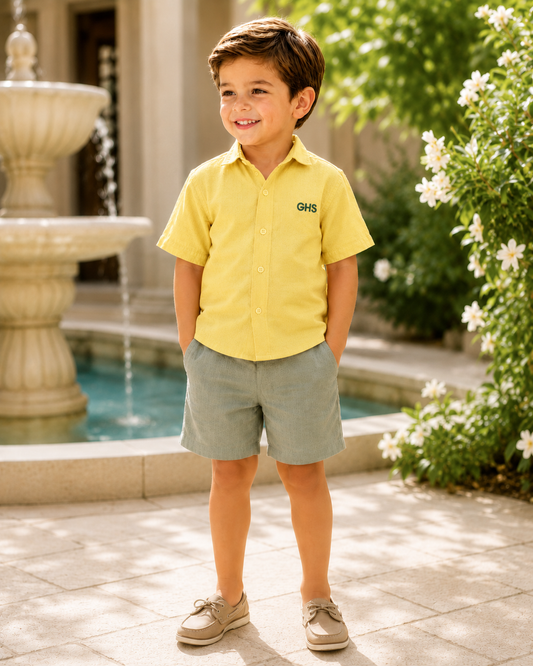 Kids Linen Shirt short sleeve