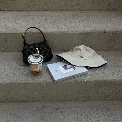 Bucket hat with initials