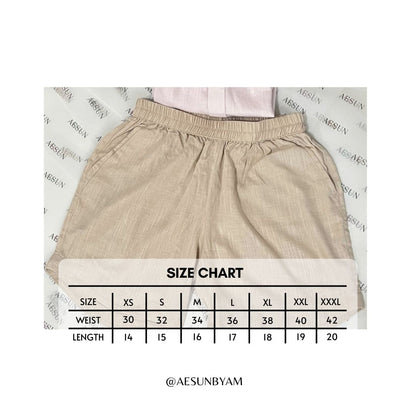 Women's Linen Drawstring Shorts