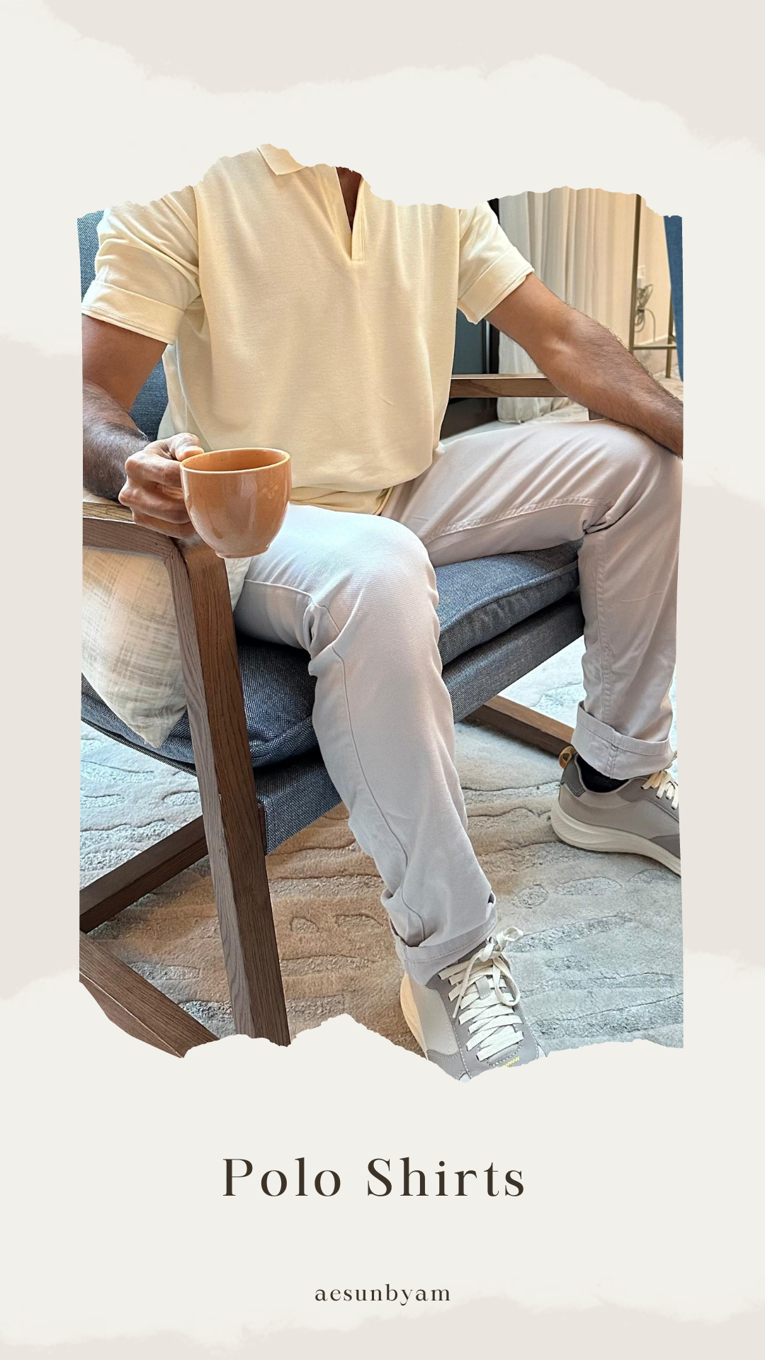 Men's V-Neck Polo shirt