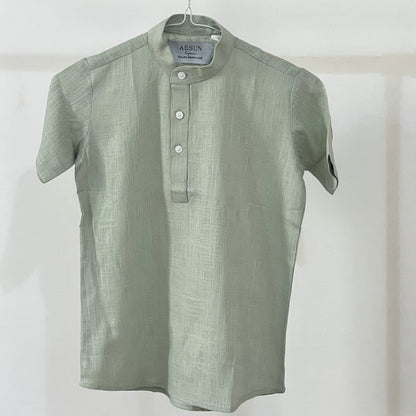 Kids Linen Kurta Shirt