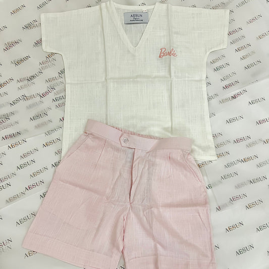 Barbie Tshirt & Shorts