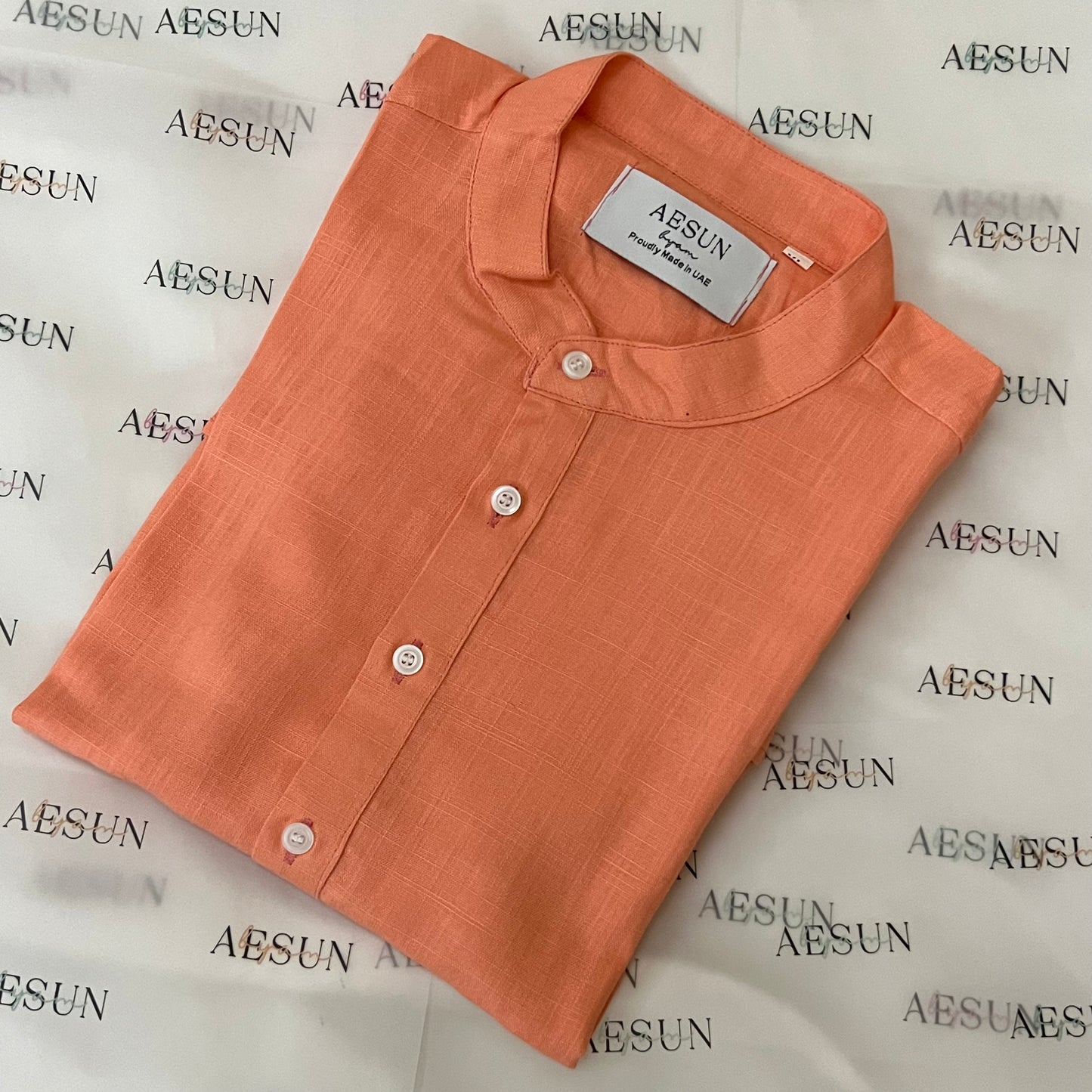 T-shirt Chinese collar