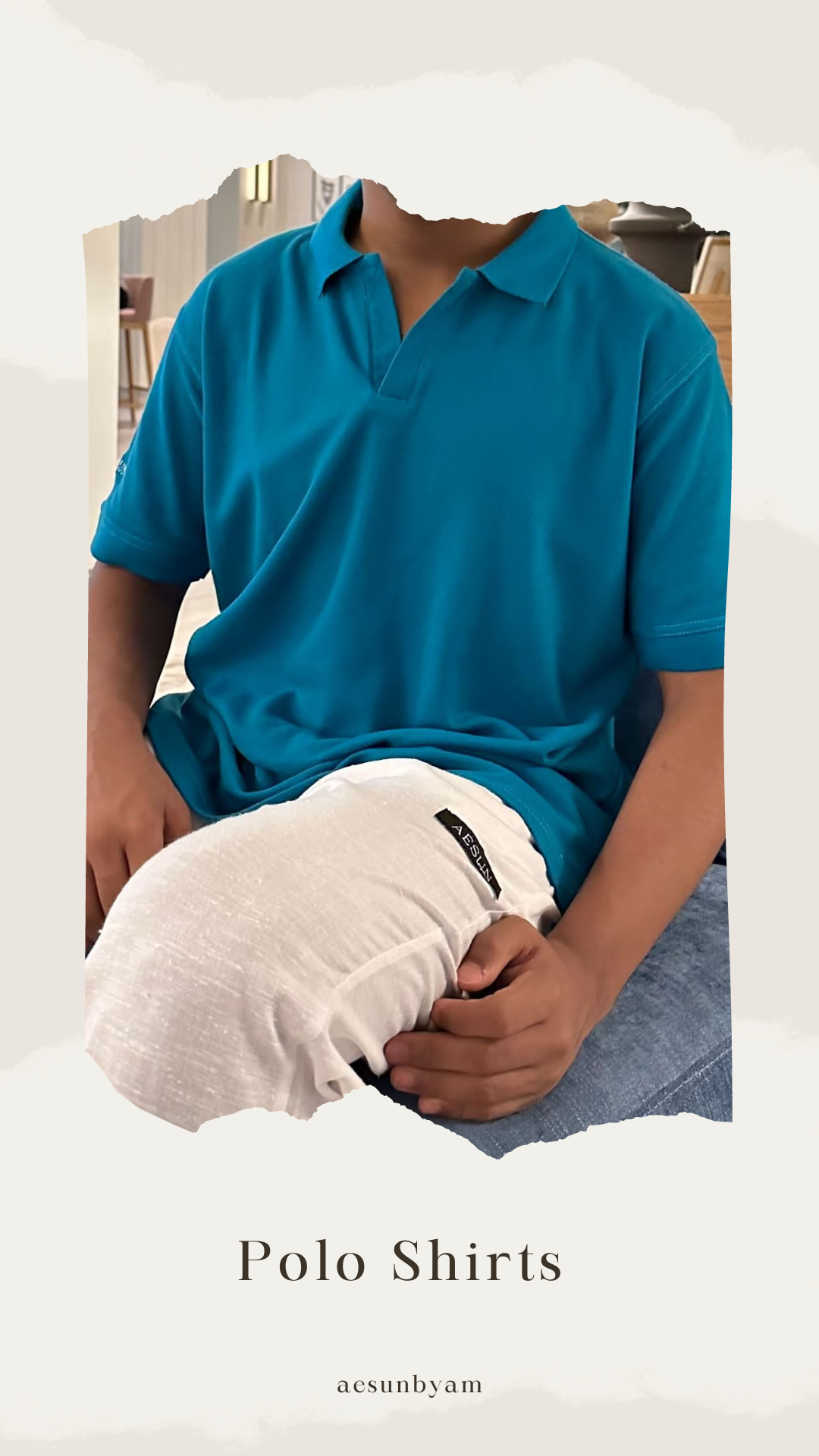 Kid's V-Neck Polo shirt