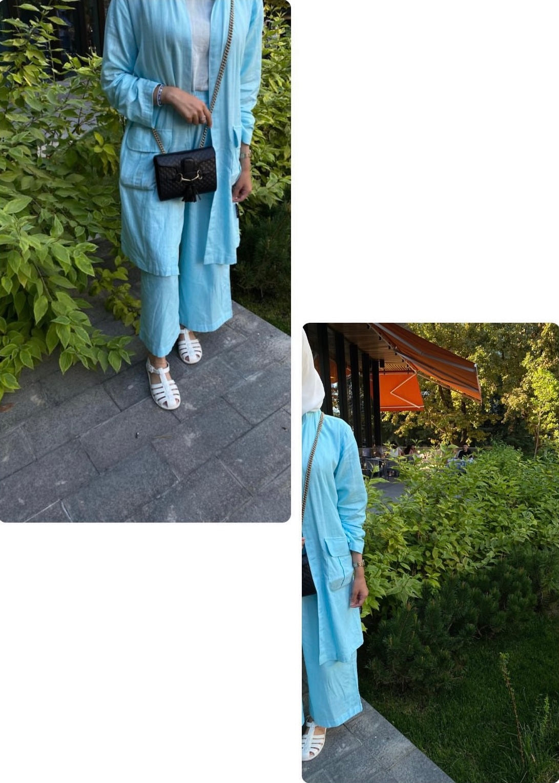 Travel Set ( Long dress, T-Shirt, Loose pants )